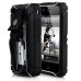 Opt Outdoor Sports Silicone Armor Case For iPhone 4S - Black/White