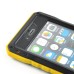 PEPKOO Ultimate Protection Water-Proof Dust - Proof Shock - Proof Aluminum And Silicone Case  For iPhone 6 4.7 inch - Black And Yellow