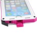 PEPKOO Ultimate Protection Water-Proof Dust - Proof Shock - Proof Aluminum And Silicone Case  For iPhone 6 4.7 inch - White And Magenta