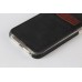 PU Leather Coated TPU Back Case with Card Slot for iPhone 6 / 6s - Black