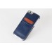 PU Leather Coated TPU Back Case with Card Slot for iPhone 6 / 6s - Blue