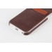 PU Leather Coated TPU Back Case with Card Slot for iPhone 6 / 6s - Dark brown