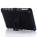 Parallelogram Robot Design Rugged Impact Resistance TPU + PC Hybrid Stand Hard Case For iPad Mini 2 / iPad Mini /iPad Mini 3 - Black