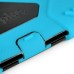 Pepkoo Spider Style 2 in 1 Hybrid  Plastic And Silicone Stand Defender Case With  Screen Film For iPad Mini 4 - Blue And Black