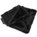 Pepkoo Spider Style 2 in 1 Hybrid  Plastic and Silicone Stand Defender Case with a Screen Film for iPad 2/3/4 - Black