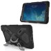 Pepkoo Spider Style 2 in 1 Hybrid  Plastic and Silicone Stand Defender Case with a Screen Film for iPad Mini 1/2/3 - Black