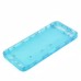 Plastic Back Cover Faceplates with Side Buttons SIM Card Tray for iPhone 5s - Transarent Blue