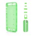 Plastic Back Cover Faceplates with Side Buttons SIM Card Tray for iPhone 5s - Transarent Green