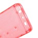 Plastic Back Cover Faceplates with Side Buttons SIM Card Tray for iPhone 5s - Transarent Red