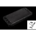 Plastic Back Cover For iPhone 5 - Transparent Black