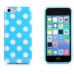 Polka Dots Flexible TPU Jelly Protective Case Cover For Apple iPhone 5C