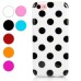 Polka Dots Flexible TPU Jelly Protective Case Cover For Apple iPhone 5C