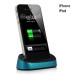 Portable 30-Pin Sync Charger Cradle Dock Station For iPhone 4 / 4S - Blue