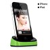 Portable 30-Pin Sync Charger Cradle Dock Station For iPhone 4 / 4S - Green