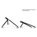 Portable Foldable Tablet Easel Holder Stand for iPad 3 iPad 2 iPad - Black