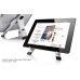 Portable Foldable Tablet Easel Holder Stand for iPad 3 iPad 2 iPad - White