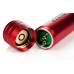 Portable Metal Shell Outdoor Sports Magic Music Torch Player - Red