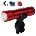 Portable Metal Shell Outdoor Sports Magic Music Torch Player - Red