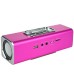 Portable Music Angel Speaker for iPhone iPod Mobile Phone PC U-disk SD (JH-MAUK3) - Magenta