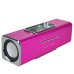 Portable Music Angel Speaker for iPhone iPod Mobile Phone PC U-disk SD (JH-MAUK3) - Magenta