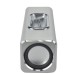 Portable Music Angel Speaker for iPhone iPod Mobile Phone PC U-disk SD (JH-MAUK3) - Silver