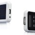 Portable Wireless Solar Power Station FM Transmitter For iPhone iPod - White / Black