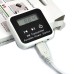 Portable Wireless Solar Power Station FM Transmitter For iPhone iPod - White / Black