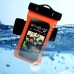 Practical PVC And TPU Waterproof Bag Case For iPhone 5 iPhone 5s - Orange