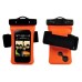 Practical PVC And TPU Waterproof Bag Case For iPhone 5 iPhone 5s - Orange