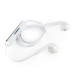 Practical Sport Wireless Bluetooth Headset with Microphone for Smartphones - White/Silver