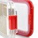 Practical Waterproof Hybrid PC and TPU Case for iPhone 5 iPhone 5S - Red