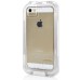 Practical Waterproof Hybrid PC and TPU Case for iPhone 5 iPhone 5S - White