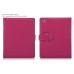 Premium Designer Style Folio Leather Case For iPad 2 / 3 / 4 - Magenta