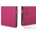 Premium Designer Style Folio Leather Case For iPad 2 / 3 / 4 - Magenta