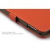 Premium Designer Style Folio Leather Case For iPad 2 / 3 / 4 - Orange