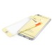 Premium Electroplated Tempered Front and Back Glass Screen Protector Guard for iPhone 6 4.7 inch - Gold