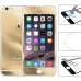 Premium Electroplated Tempered Front and Back Glass Screen Protector Guard for iPhone 6 4.7 inch - Gold