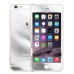 Premium Electroplated Tempered Front and Back Glass Screen Protector Guard for iPhone 6 4.7 inch - Silver