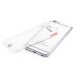 Premium Electroplated Tempered Front and Back Glass Screen Protector Guard for iPhone 6 Plus - Silver
