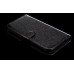 Premium Lychee Grain Design Genuine Leather Wallet Flip Case For Samsung Galaxy S4 i9500 - Black