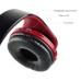 Premium Multi Function Partial Foldable FM Bluetooth Wireless Stereo Headset Headphone for iPhone Samsung iPad Tablet - Black / Red