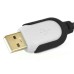 Premium Nylon Net Cord USB Data Sync Charging Cable for Samsung Galaxy S3 / S4 / Note 2 - Black / White