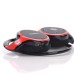 Premium Stereo Bluetooth Headset For iPhone iPad Samsung BlackBerry - Black / Red