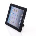 Protective Detachable Silicone And Plastic Hard Case With Stand For iPad 2 / 3 / 4 - Black