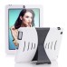 Protective Detachable Silicone And Plastic Hard Case With Stand For iPad 2 / 3 / 4 - White