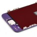 Purple - iPhone 5 Electroplated LCD Assembly Replacement Digitizer Touch Screen With LCD Display Screen + Flex Cable + Supporting Bezel Frame + Home Button