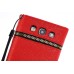 Pyramid Rivet Ornament Zipper Magnetic Folio Leather Wallet Flip Case Cover With Card Slot Holder For Samsung Galaxy S3 I9300 I9305