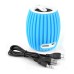 Q8 Portable Wireless Bluetooth Speaker with Mic for iPhone iPad iPod Samsung Phone Samsung Tablet - Blue