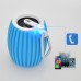 Q8 Portable Wireless Bluetooth Speaker with Mic for iPhone iPad iPod Samsung Phone Samsung Tablet - Blue