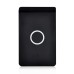 Qi Wireless Charger Pad with USB Port Charger For Smart Phones - Black